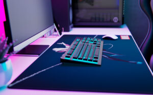 MousePad Marvel Spider-Gwen XXL 90x42cm - Imagen 3