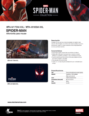 MousePad Gamer Ojos Spider-Man Xtech XXL - Imagen 6