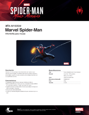 MousePad Gamer Xtech Spider-Man Miles Morales - Imagen 6