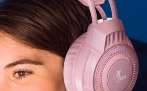 Audífonos Gamer Xtech XTH-564 Khione - Rosado - Imagen 4
