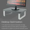 Kensington SmartFit Plus Base para Monitor hasta 24”-04png Base para Monitor 24” Kensington SmartFit Plus Negro