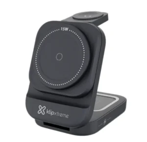 Cargador Inalámbrico 3 en 1 Klip Xtreme Plegable