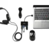 Hub Kensington Pocket Mini USB 2.0 de 4 Puertos