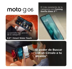 Motorola Moto G06 4+128GB Azul - Imagen 5