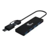 Hub Xtech USB 3.0 con Adaptador USB-C y USB-A