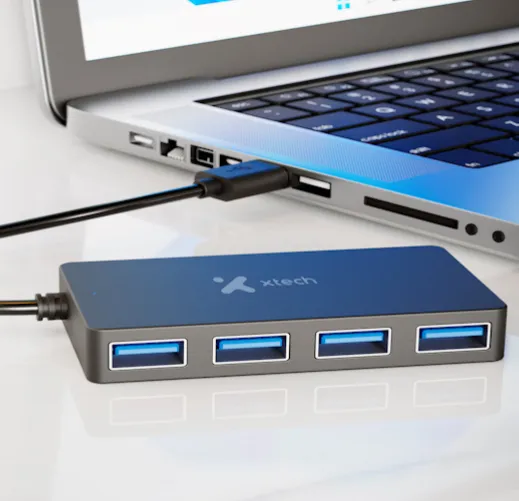 Hub Xtech USB 3.0 de 4 Puertos XTC-391