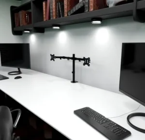 Klip Xtreme Soporte para 2 Monitores 13" a 32" KPM-310 Negro - Imagen 5