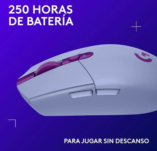 Mouse Gamer Inalámbrico Logitech G305 LIGHTSPEED Lila-05 Mouse Gamer Inalámbrico Logitech G305 LIGHTSPEED