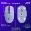 Mouse Gamer Inalámbrico Logitech G305 LIGHTSPEED Lila-06 Mouse Gamer Inalámbrico Logitech G305 LIGHTSPEED