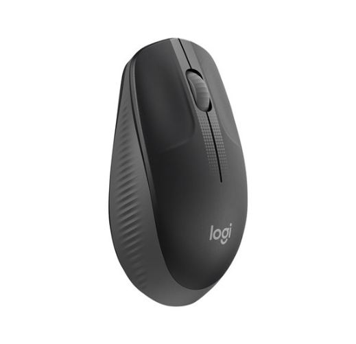 Mouse Inalámbrico Logitech M190 Negro:Gris Marca- Logitech-02 Mouse Inalámbrico Logitech M190 Negro/Gris