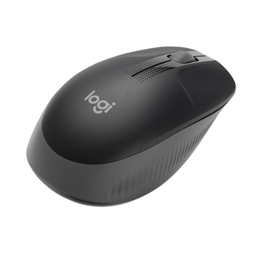 Mouse Inalámbrico Logitech M190 Negro:Gris Marca- Logitech-03 Mouse Inalámbrico Logitech M190 Negro/Gris