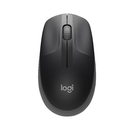 Mouse Inalámbrico Logitech M190 Negro:Gris Marca- Logitech-04 Mouse Inalámbrico Logitech M190 Negro/Gris
