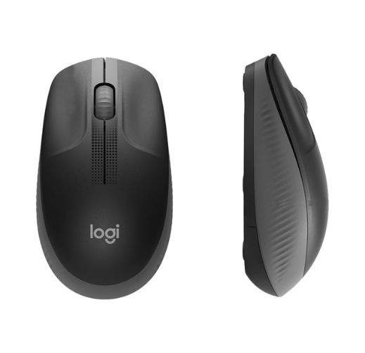 Mouse Inalámbrico Logitech M190 Negro:Gris Marca- Logitech-05 Mouse Inalámbrico Logitech M190 Negro/Gris